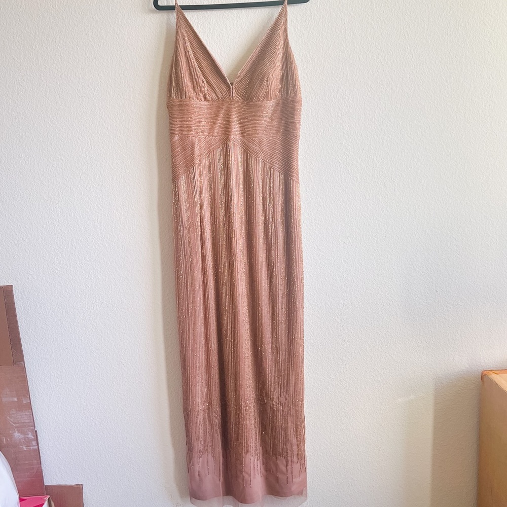 Adrianna Papell Beaded Evening Gown